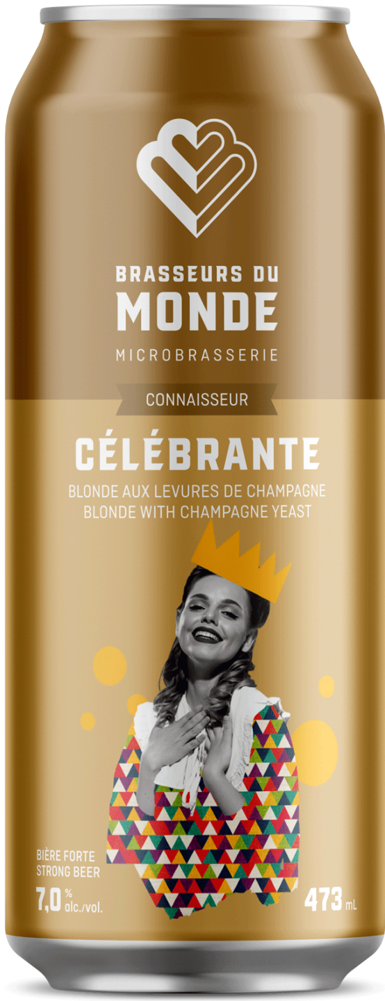 Bière blonde aux levures yeast de champagne Brasseurs du Monde